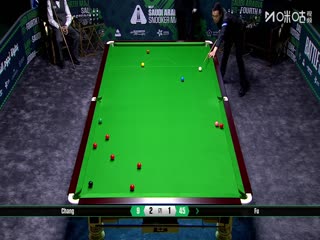 2025斯诺克沙特大师赛第一轮（144进112） 常冰玉4-3傅家俊 20250808