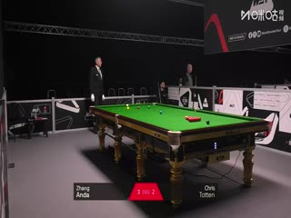 2025斯诺克国际锦标赛资格赛 张安达6-3克里斯·托顿 20251002